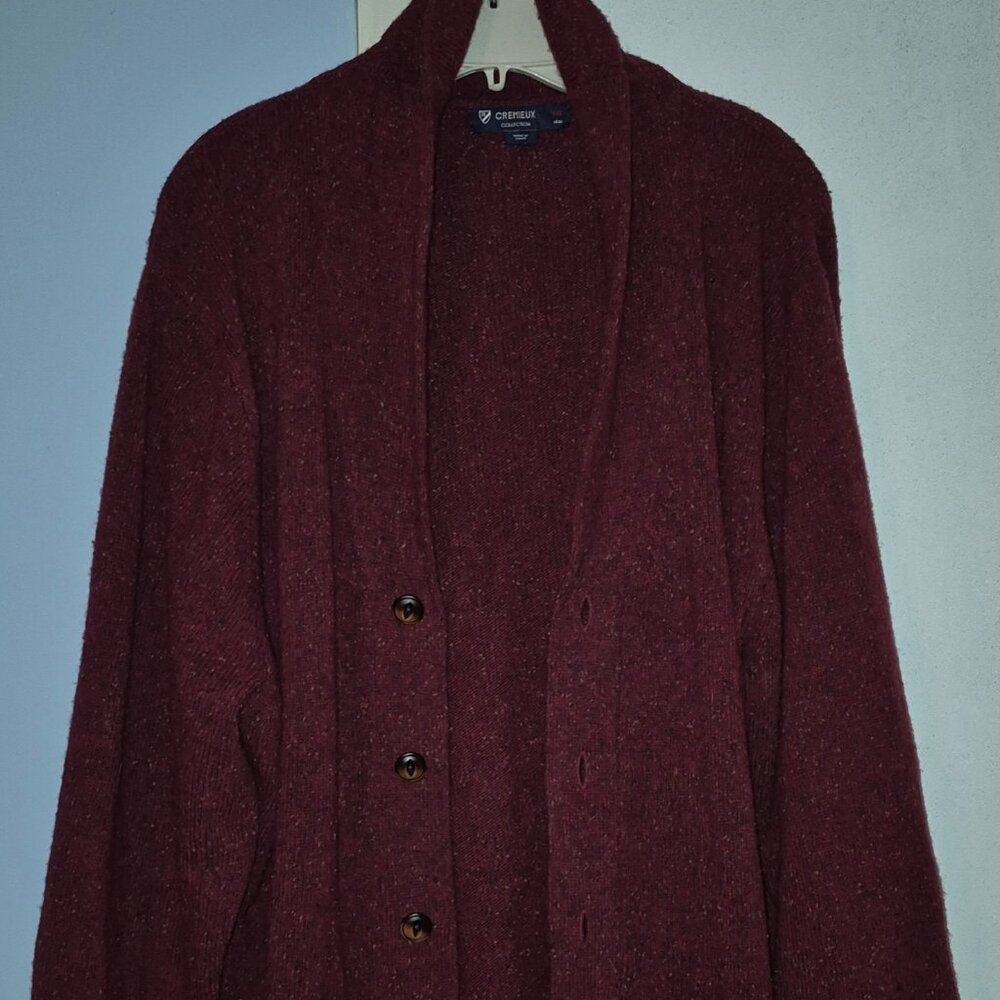 Daniel Cremieux Button Down Cardigan Sweater Lambs Wool Nylon Men's Size XXL EC